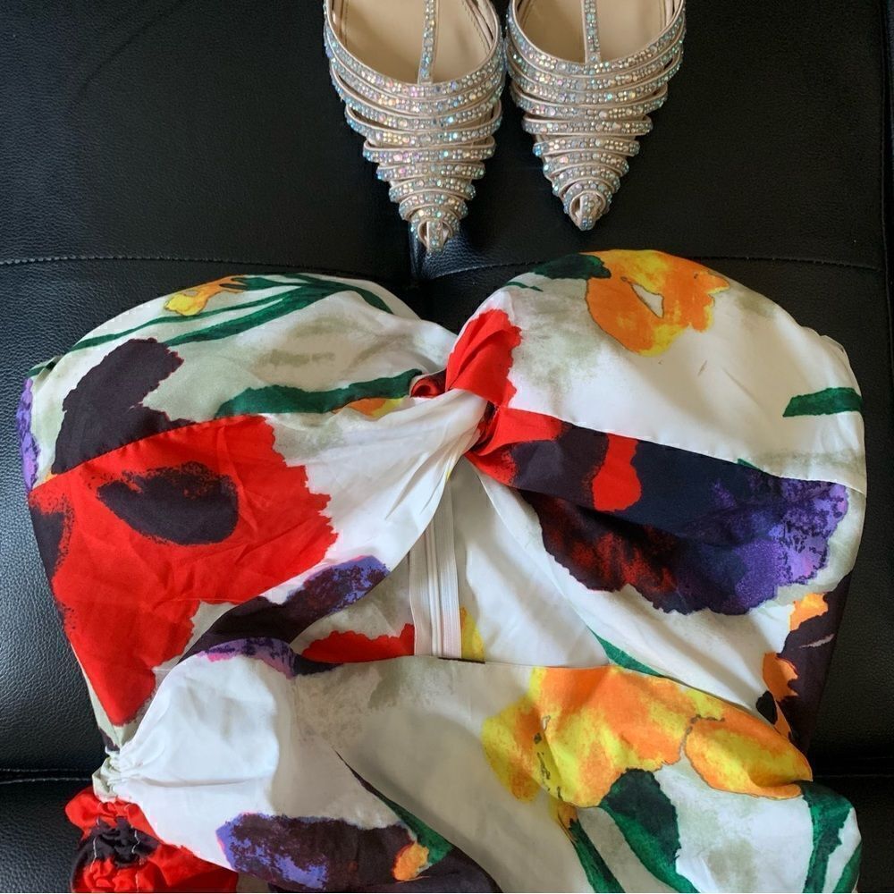 FLORAL MINI DRESS - Picture 7 of 13